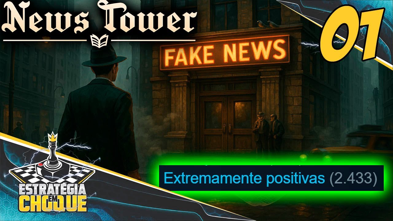 📰 News Tower 1.0 - Vamos descobrir então porque esse TYCOON está tão bem avaliado na Steam!!! EP01