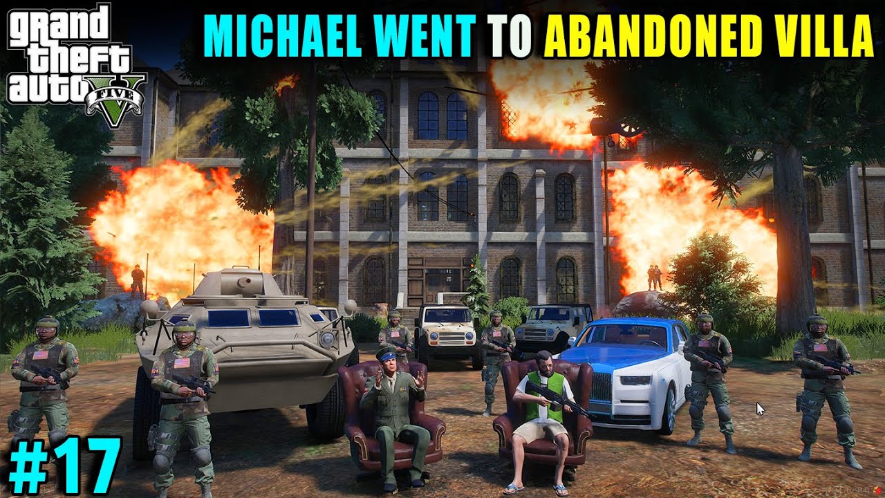 🔥Michael Meets Militray Conele At Abandoned Villa For Investigation🔥 #gta5 #dattraxgaming 
