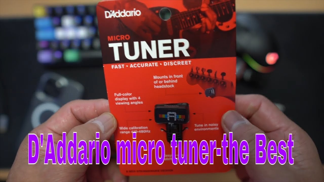 Самый маленький тюнер с зажимом D' ADDARIO MICRO HEADSTOCK