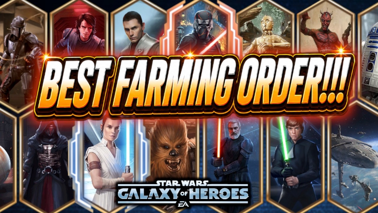 ЭТО ЛУЧШИЙ порядок прохождения заданий SWGOH!!!