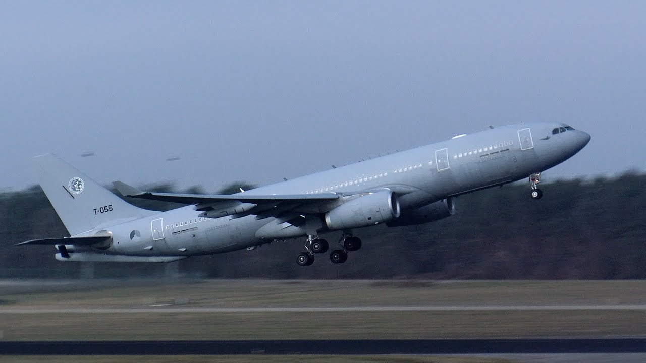 A330 MRTT T-055 Taxi & Takeoff | Was That a Wing Wiggle?