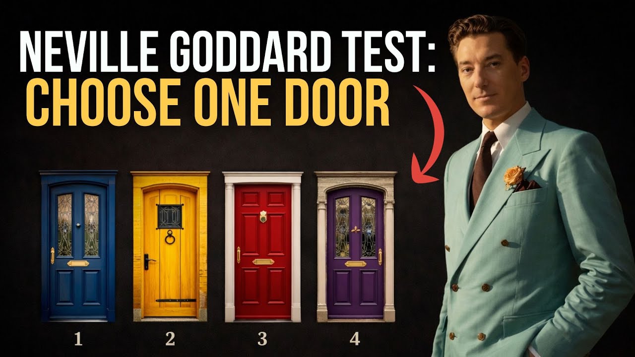 Choose One Door and Discover What It Reveals About You - Neville Goddard Motivation