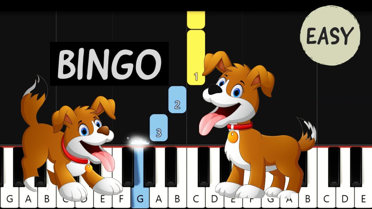 Bingo Piano Tutorial (EASY)
