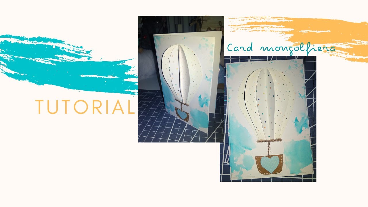 Card mongolfiera -  DIY hot air balloon card