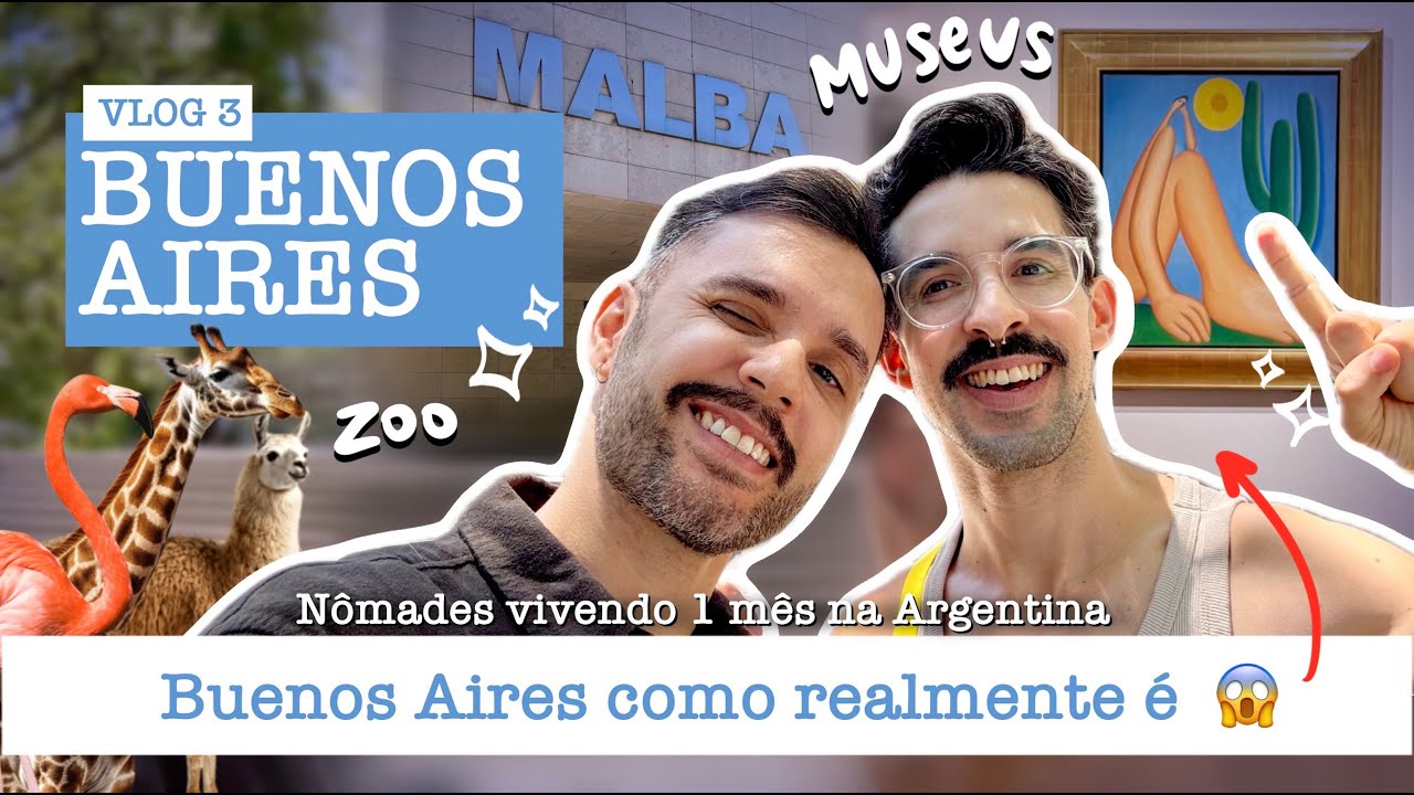 Explorando Buenos Aires 🇦🇷 museus, zoológico, metrô e vida nômade | Falcoleo