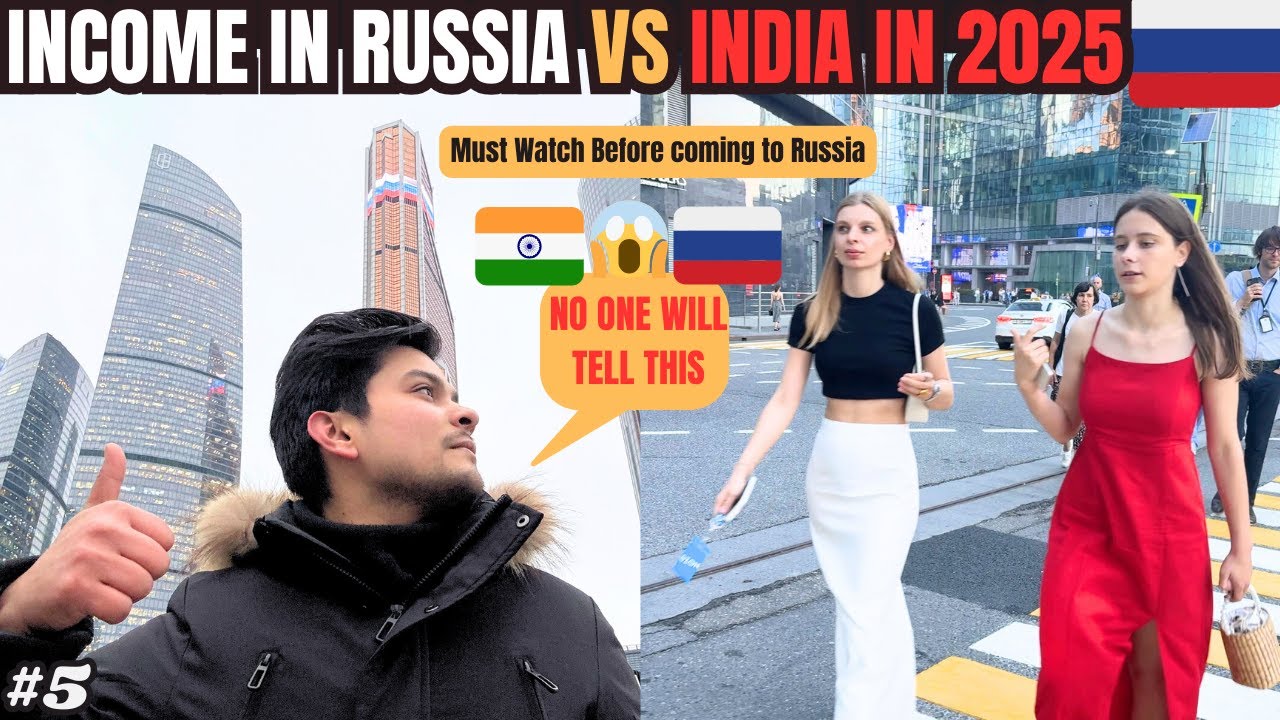 Average Income in Russia vs India 2025 🇷🇺 – Surprising Differences! || #russiavlog #indianinrussia