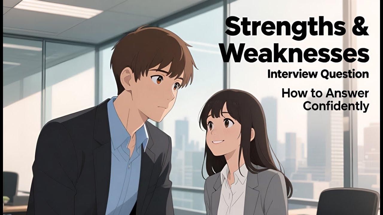 Strengths & Weaknesses | Answer Interview Questions Confidently | Calm English Conversation