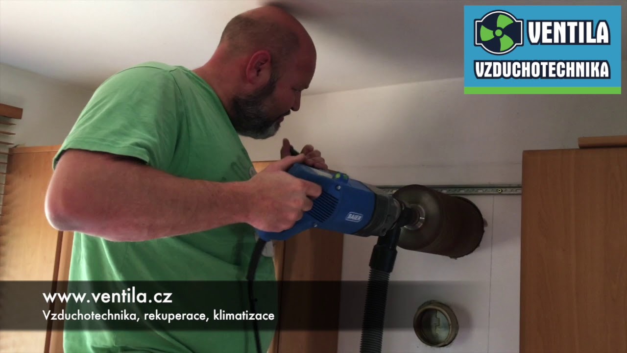 Jádrové vrtání do duté cihly
