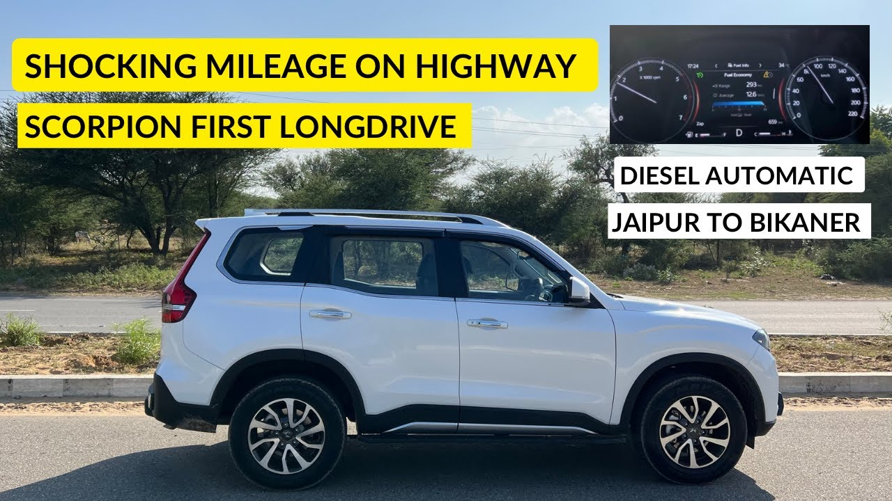 SCORPIO-N Automatic FIRST TRIP | JAIPUR TO BIKANER | MILEAGE TEST #highway #2022