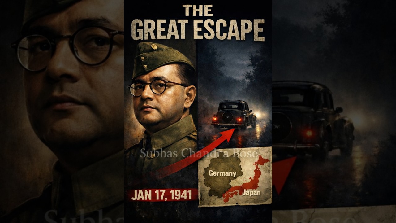 The Great Escape  How Netaji Fooled the British Empire on Jan 17! 