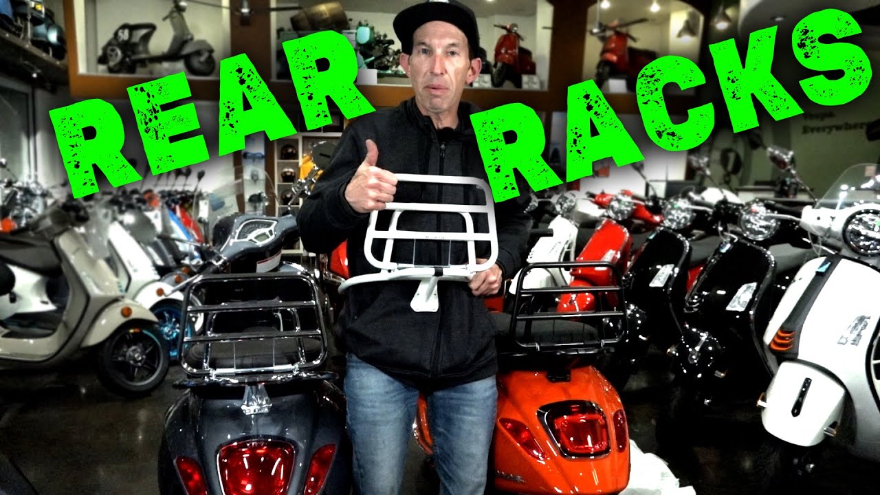 Original Vespa Rear Folding Rack for the Primavera & Sprint