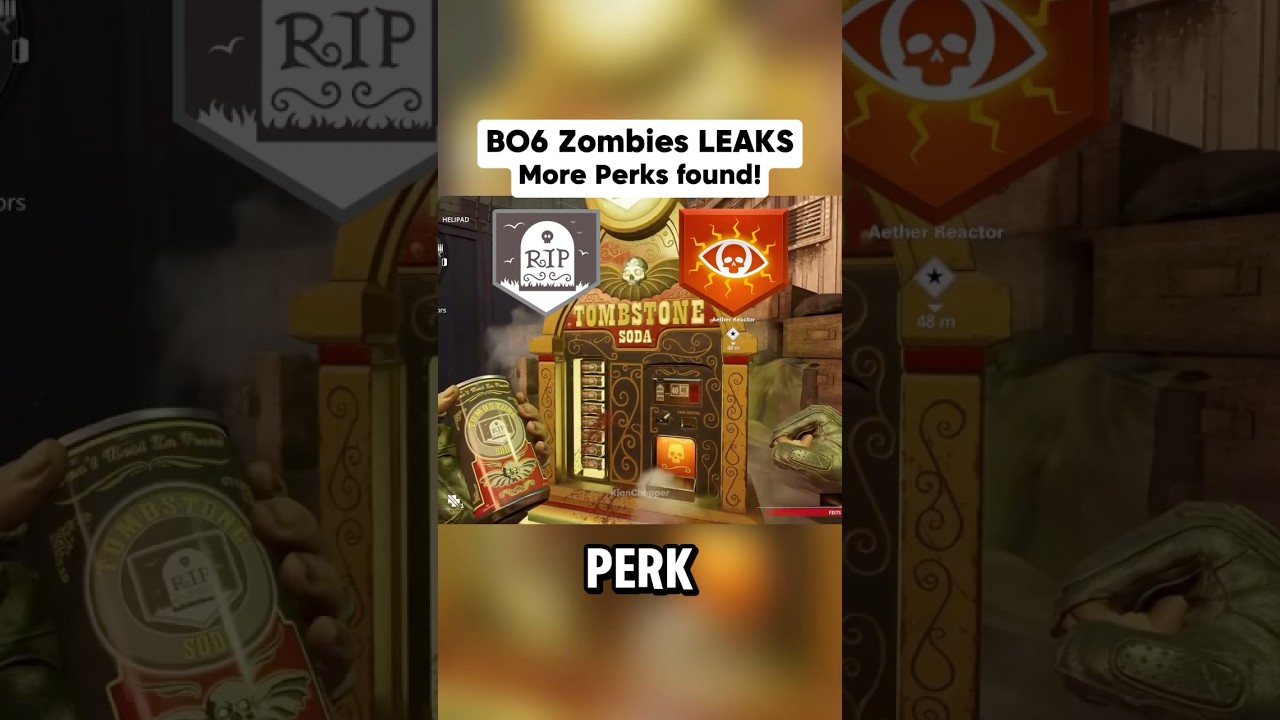 More LEAKED Perks BO6 Zombies #callofduty #cod
