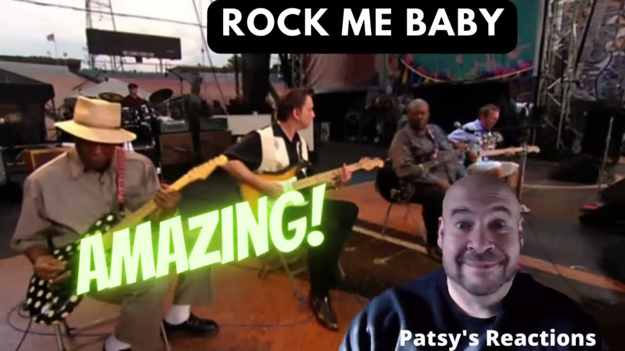 Reacting to Eric Clapton, Buddy Guy, BB King, Jimmie Vaughan - ROCK ME BABY #bbking #buddyguy