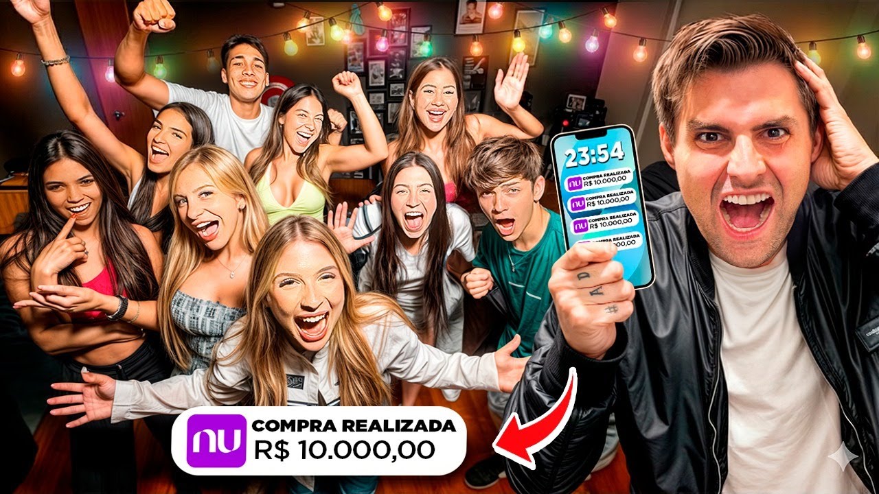 VAMOS FAZER A FESTA MAIS CARA DO YOUTUBE COM O CARTÃO DO REZENDE!!