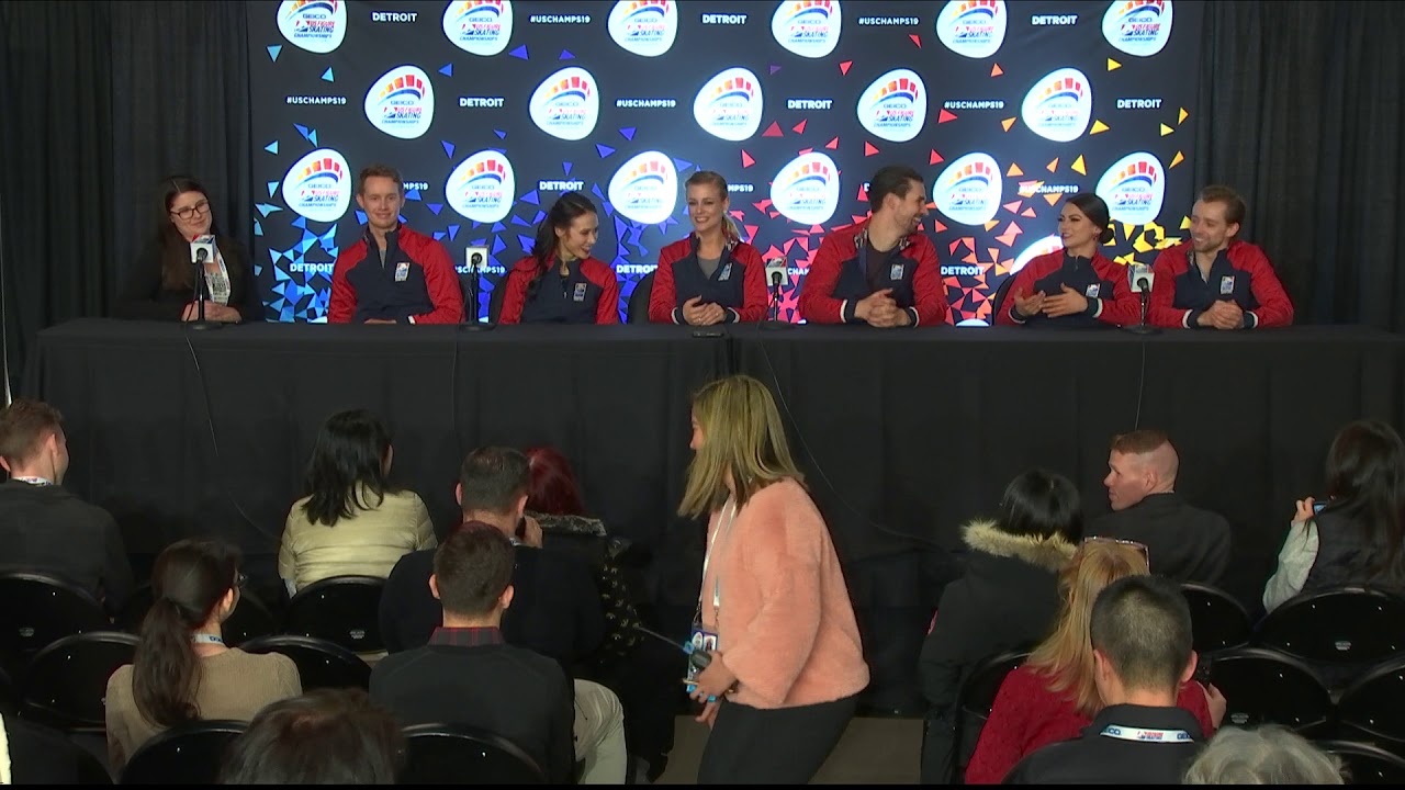 Пресс-конференция по ритмическим танцам на льду | Чемпионат США по фигурному катанию GEICO 2019