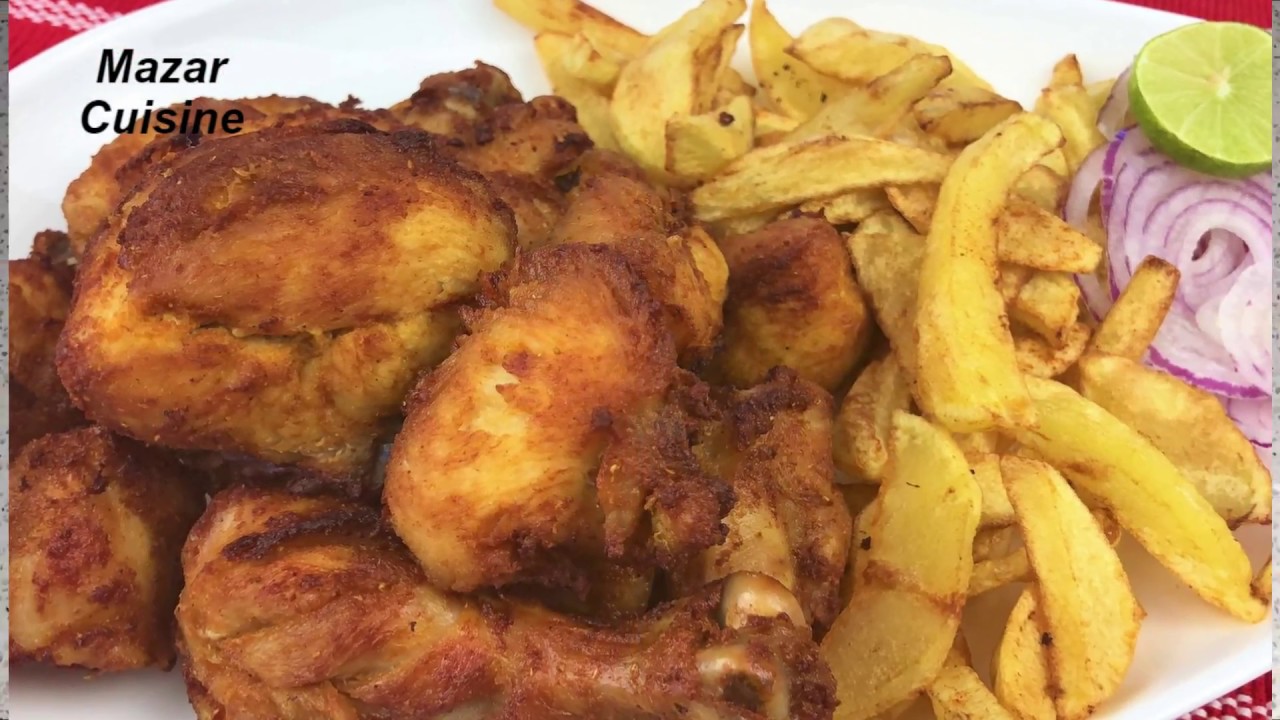 Best Crispy Fried Chicken Recipe مرغ بریان مرچ و مصاله دار Easy best Fried Chicken
