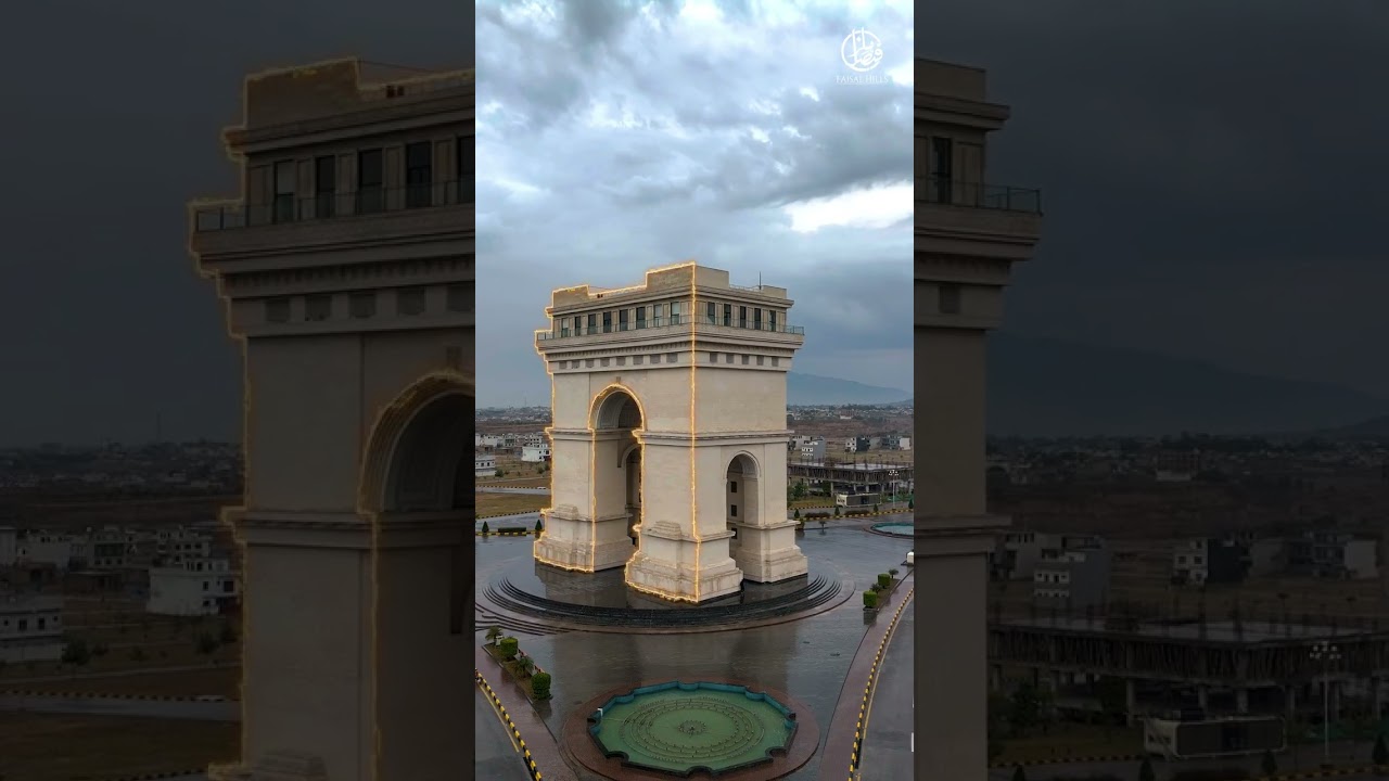 The iconic Faisal Hills Arc &mdash; draped in rain, drenched in elegance. #faisalhills