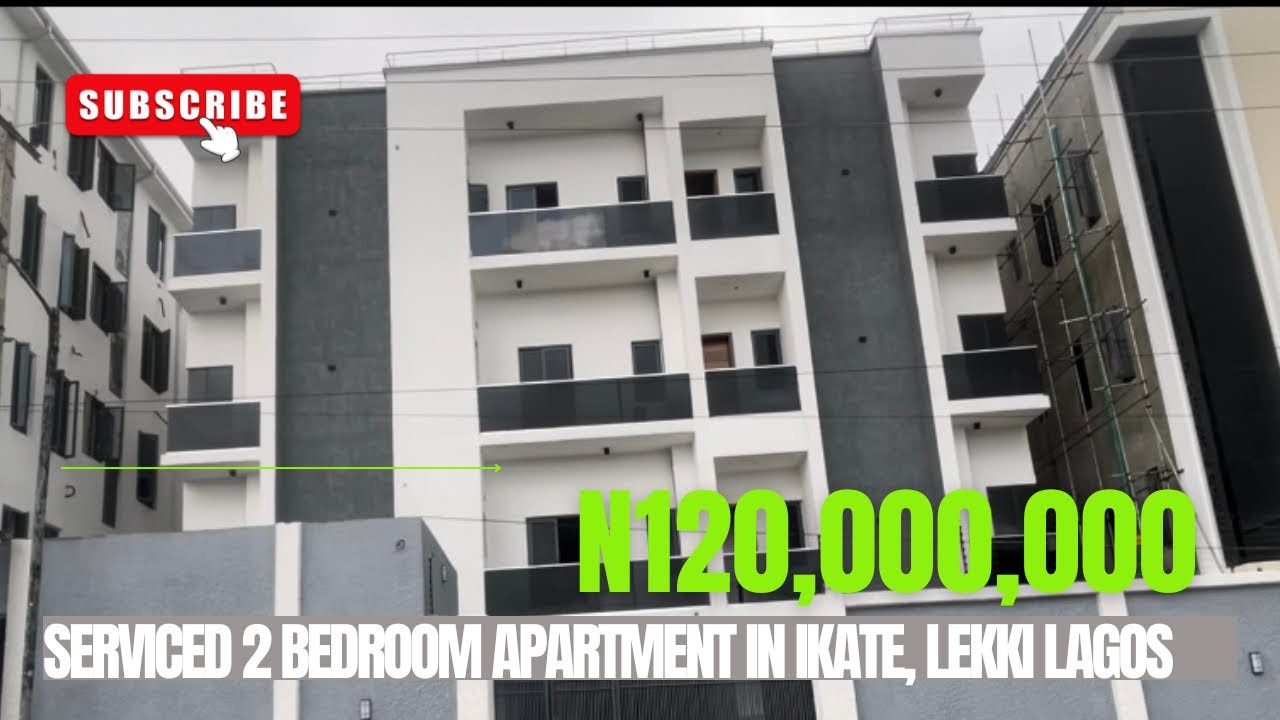 House for Sale in Lekki, Lagos Nigeria; Serviced 2 Bedroom Apartment for Sale in Ikate, Lekki Lagos