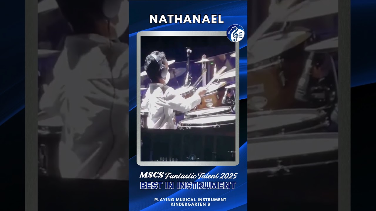 Congratulations to Nathanael A. F. for winning Best in Instrument at MSCS Funtastic Talent 2025!