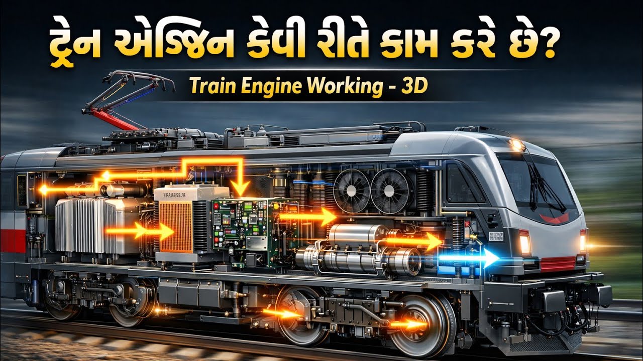 ટ્રેન એન્જિન કેવી રીતે કામ કરે છે?