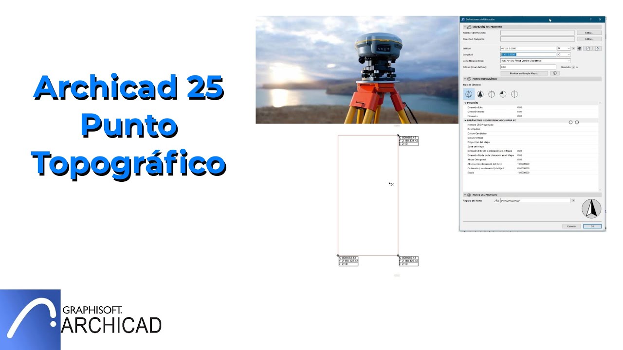 ARCHICAD 25 PUNTO TOPOGRAFICO