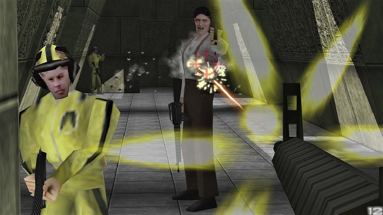 Goldeneye 64 à 100% - Aztec / Egyptian / Cheats Options