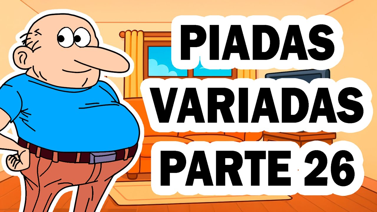 PIADAS ENGRAÇADAS VARIADAS PARTE 26- HUMORISTA THIAGO DIAS