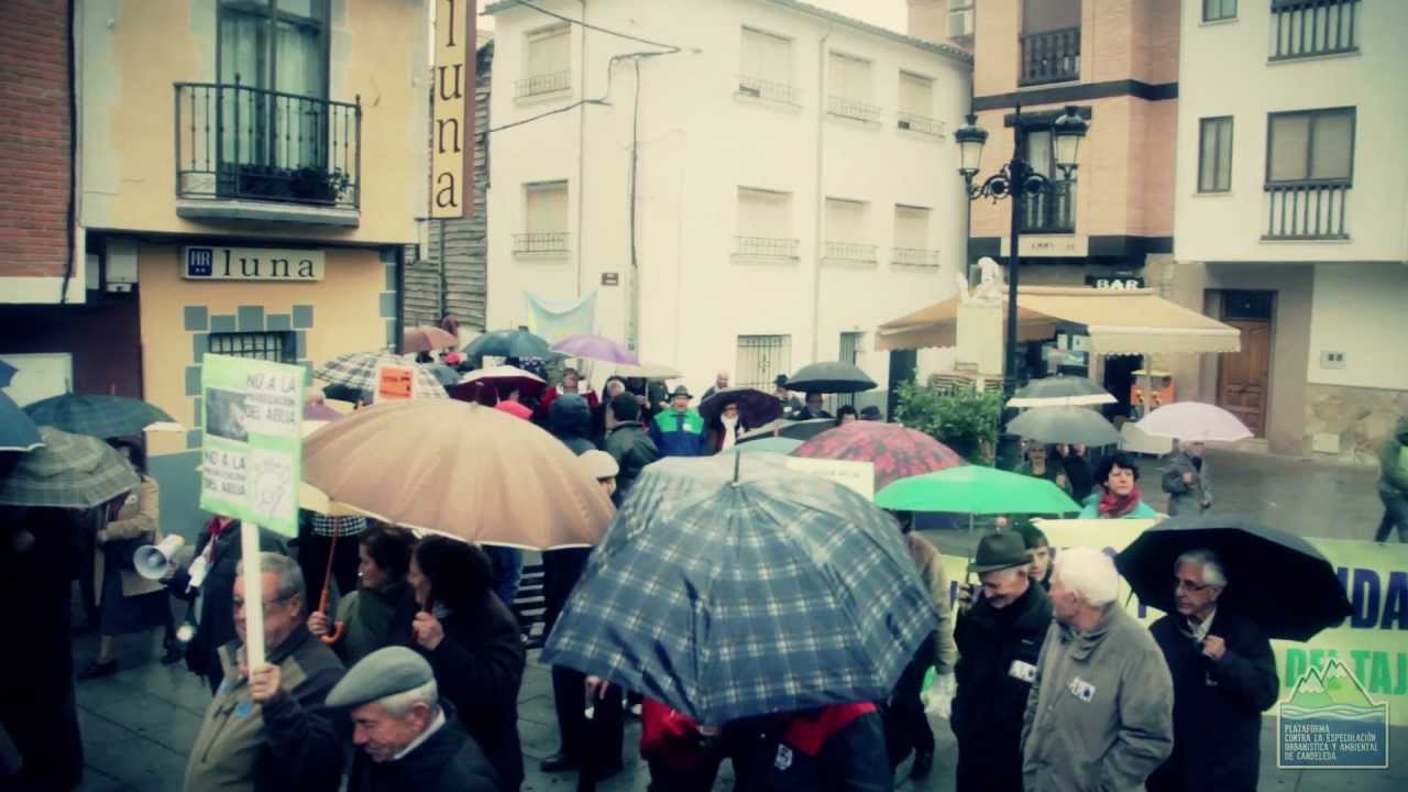 Manifestación Candeleda contra la privatización del agua 27-1-13