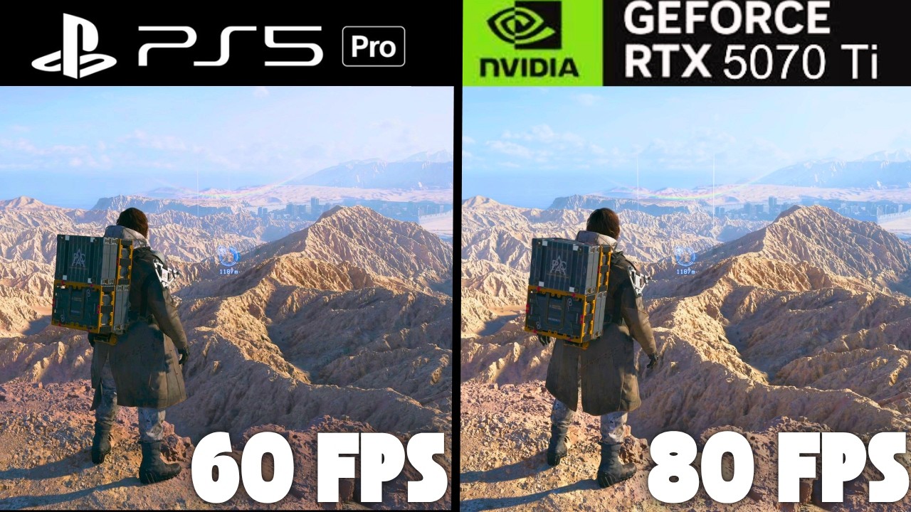Death Stranding 2 PS5 PRO vs PC RTX 5070 Ti  Visuals & Performance Compared 4K