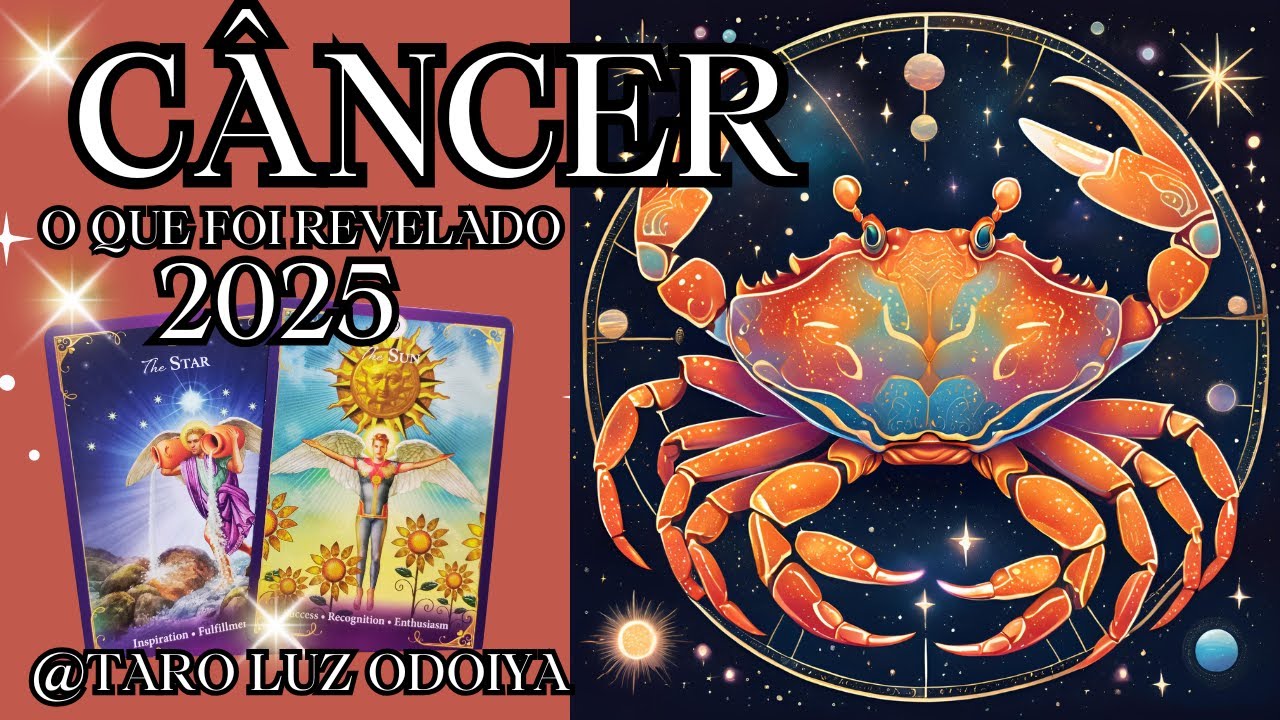 CÂNCER🎉2025✨ANO DE JUSTIÇA E GRANDE REVIRAVOLTA‼️PERDÃO‼️NOTICIAS DE DINHEIRO...