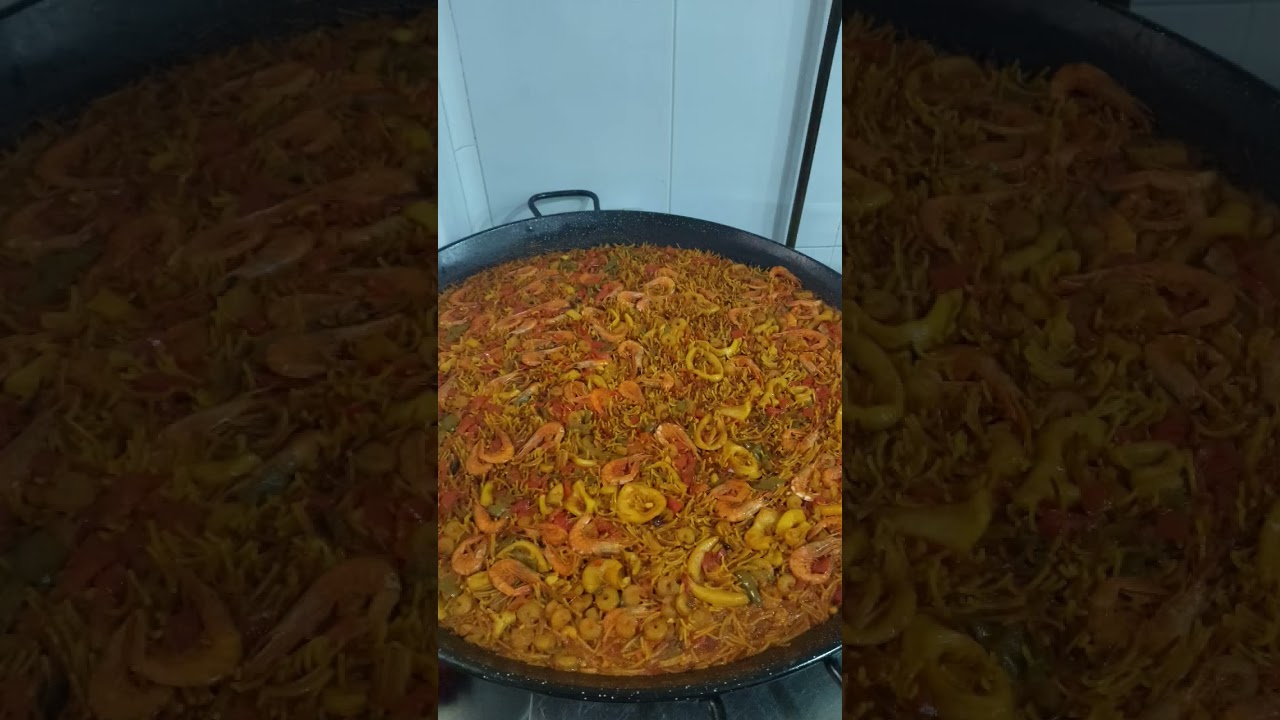 huevos y una rica fideuá