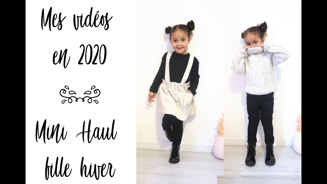 MES VIDEOS EN 2020 + MINI HAUL FILLE HIVER ZARA & KIABI