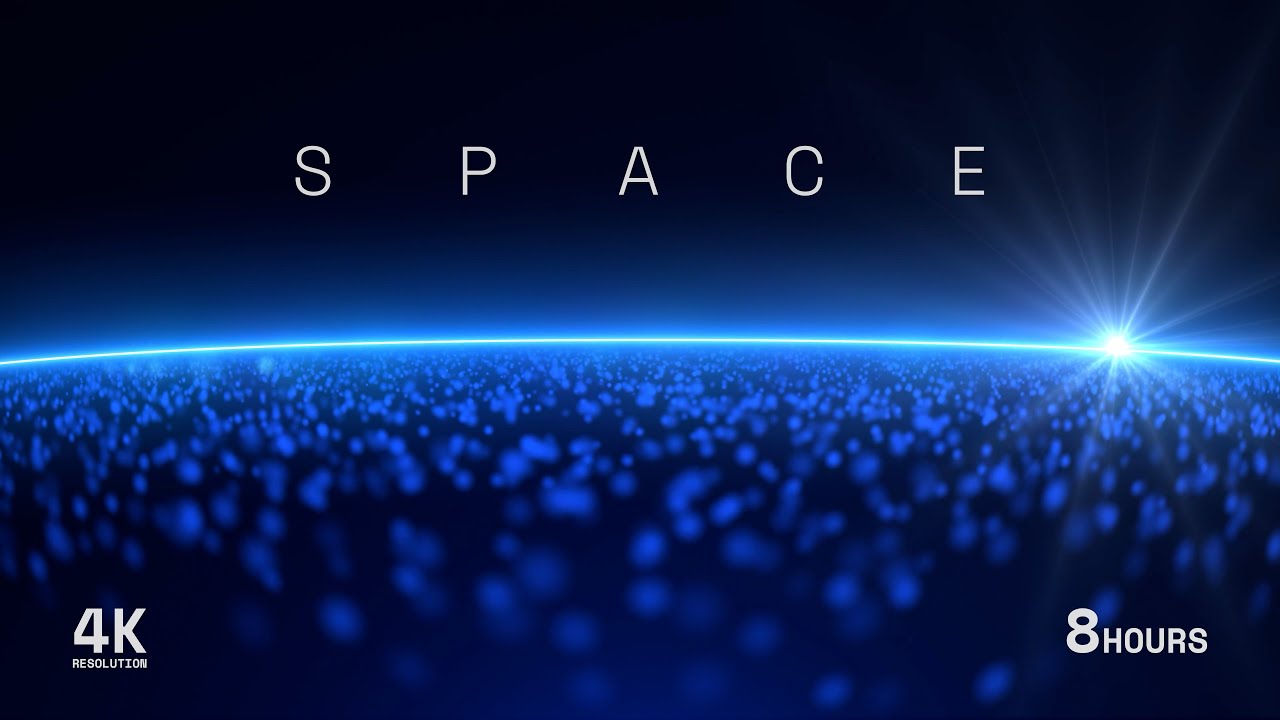 Deep Space Ambient for Sleep | Infinite Cosmic Background | 8 Hours | 4K