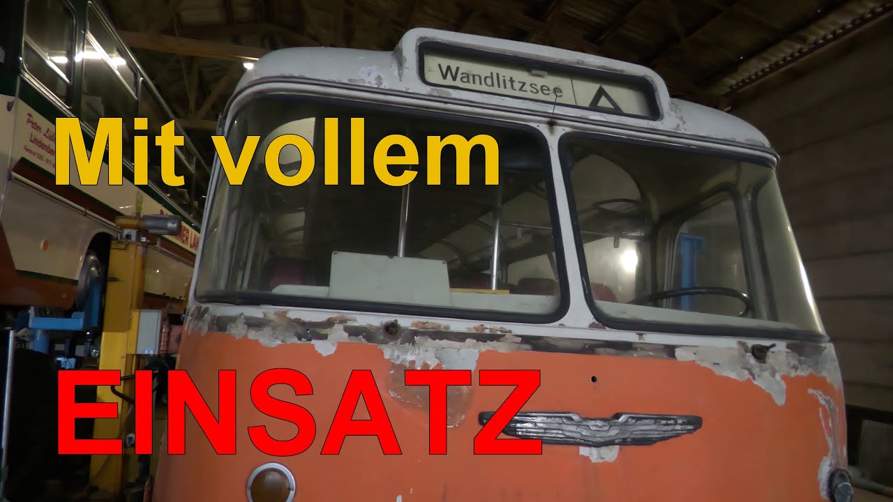 Die Arbeiten gehen weiter: Am Ikarus 55, am Ikarus 280