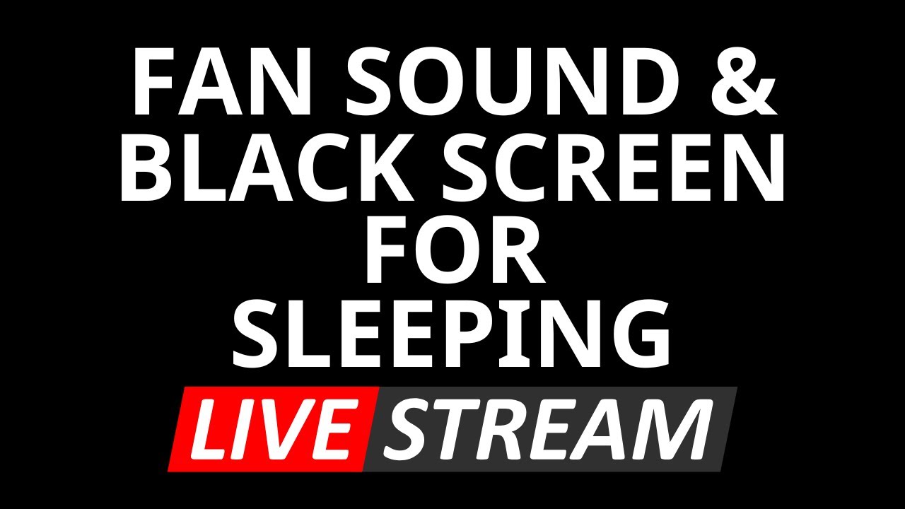 🔴Fall Asleep Fast with This Fan Sound | Deep Sleep White Noise — Black Screen LIVE