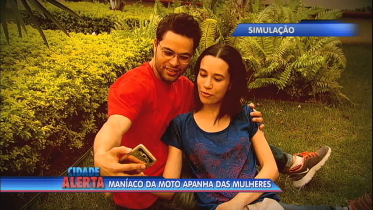 Maníaco da moto acaba surpreendido em um dos seus ataques