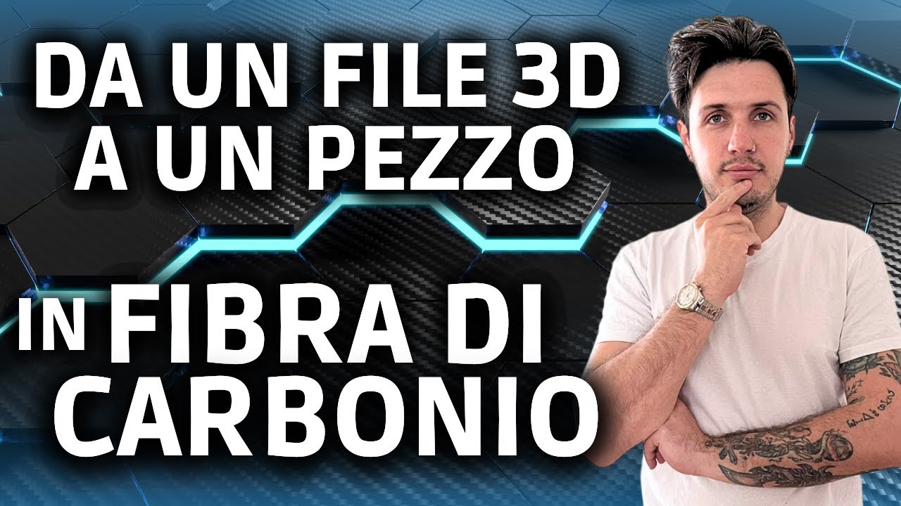 Un Pezzo in Carbonio nato da un disegno 3D?📂 Tutti i passaggi chiari e semplici!