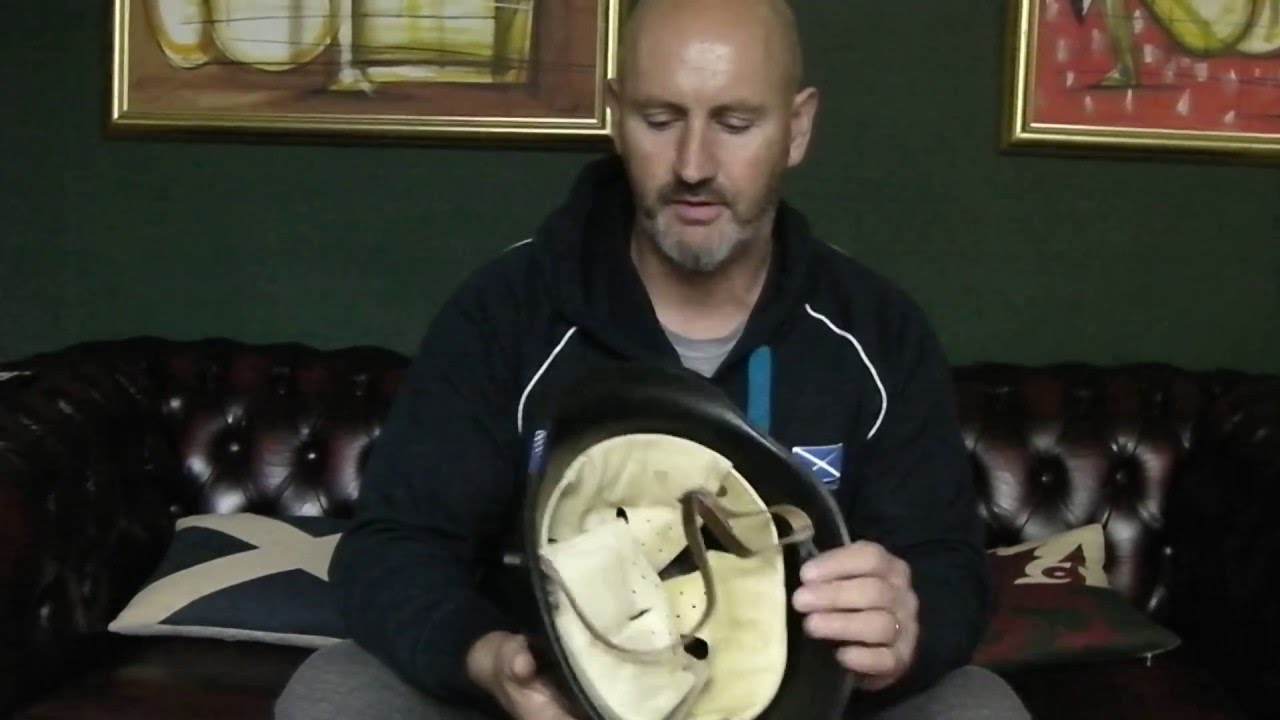 Helmet collection. Irish Army Vickers helmet