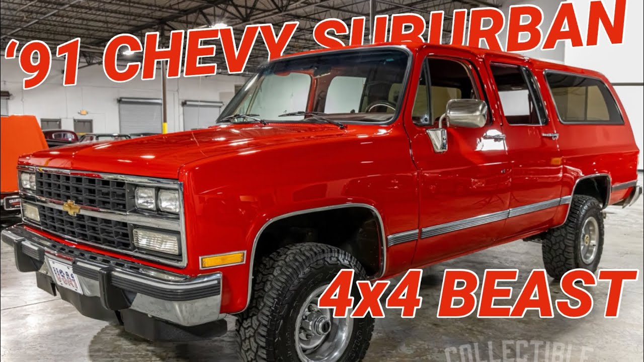 4X4 MONSTER 1991 Chevrolet Suburban - Collectible Motorcar of Atlanta