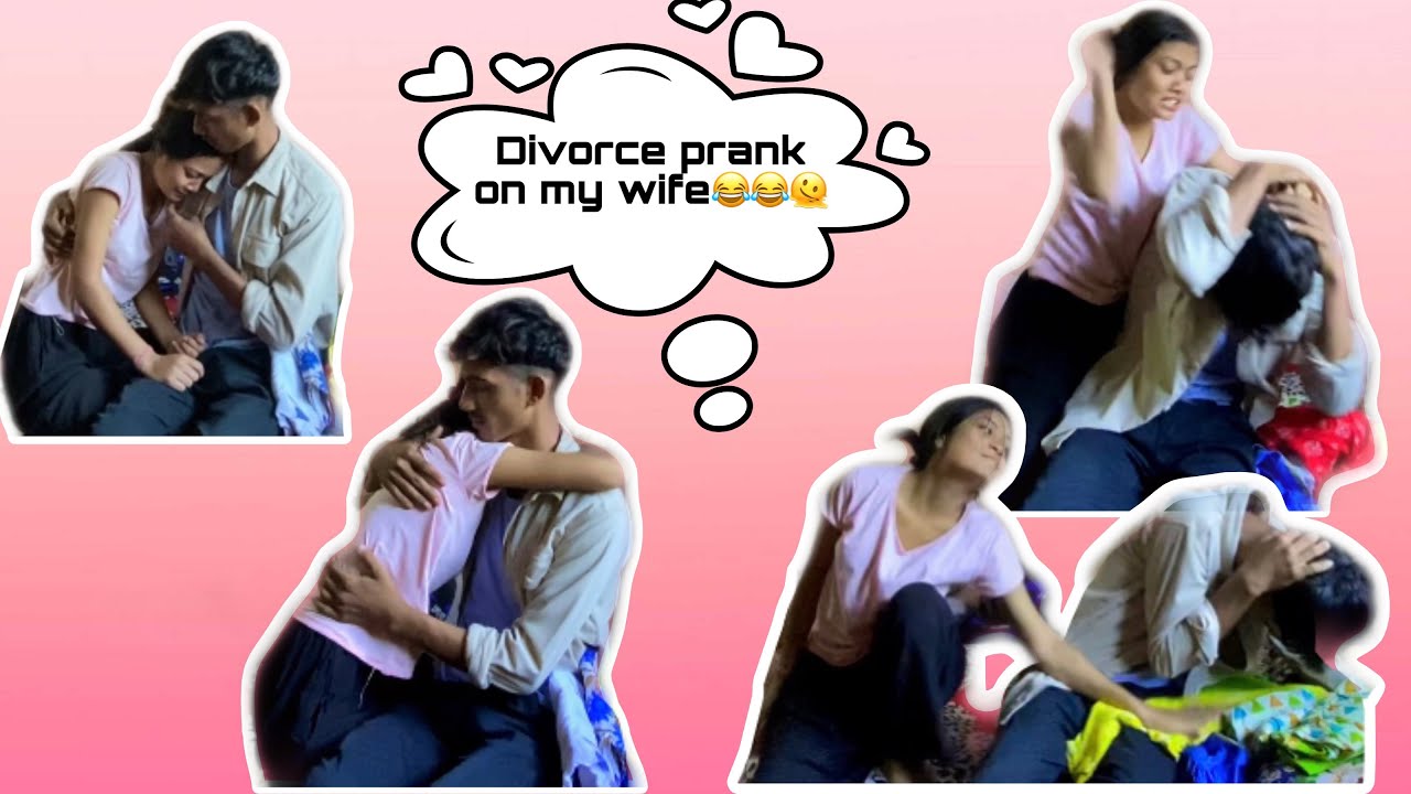 Divorce prank on my wife bechara mero bude🥹👩‍❤️‍👩😔🫠