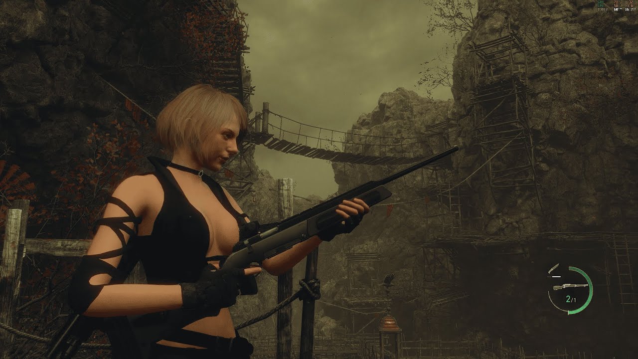 Ashley Blade RE4 Remake Valkyrie Gameplay Profesional