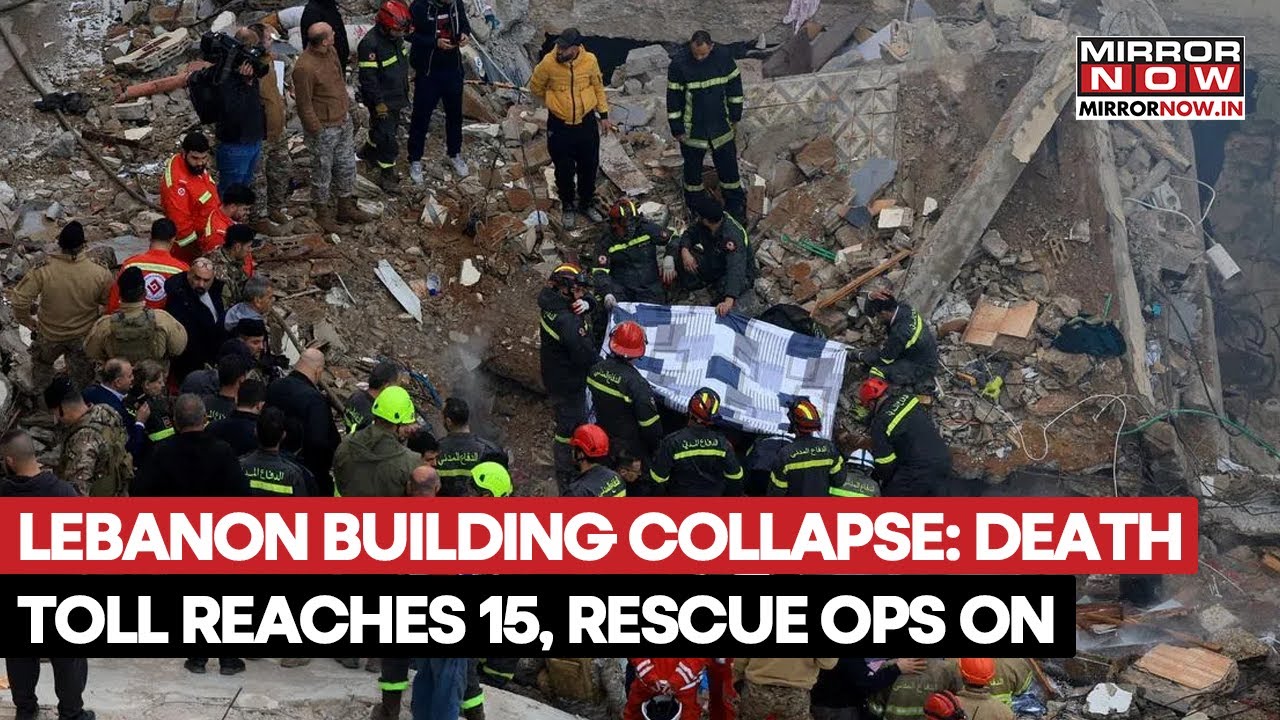 Lebanon Building Collapse In Tripoli City: Death Toll Rises To 15, Rescue Operation Continues