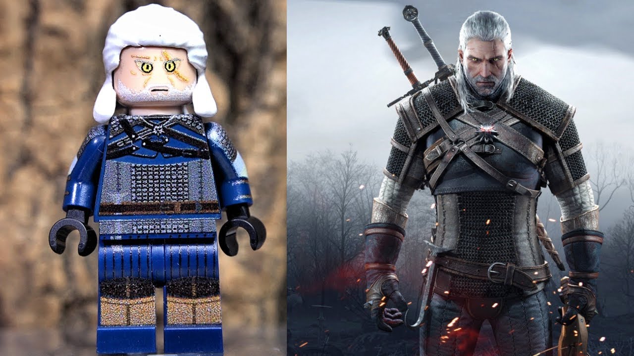 LEGO The Witcher 3 minifigures Custom MOC