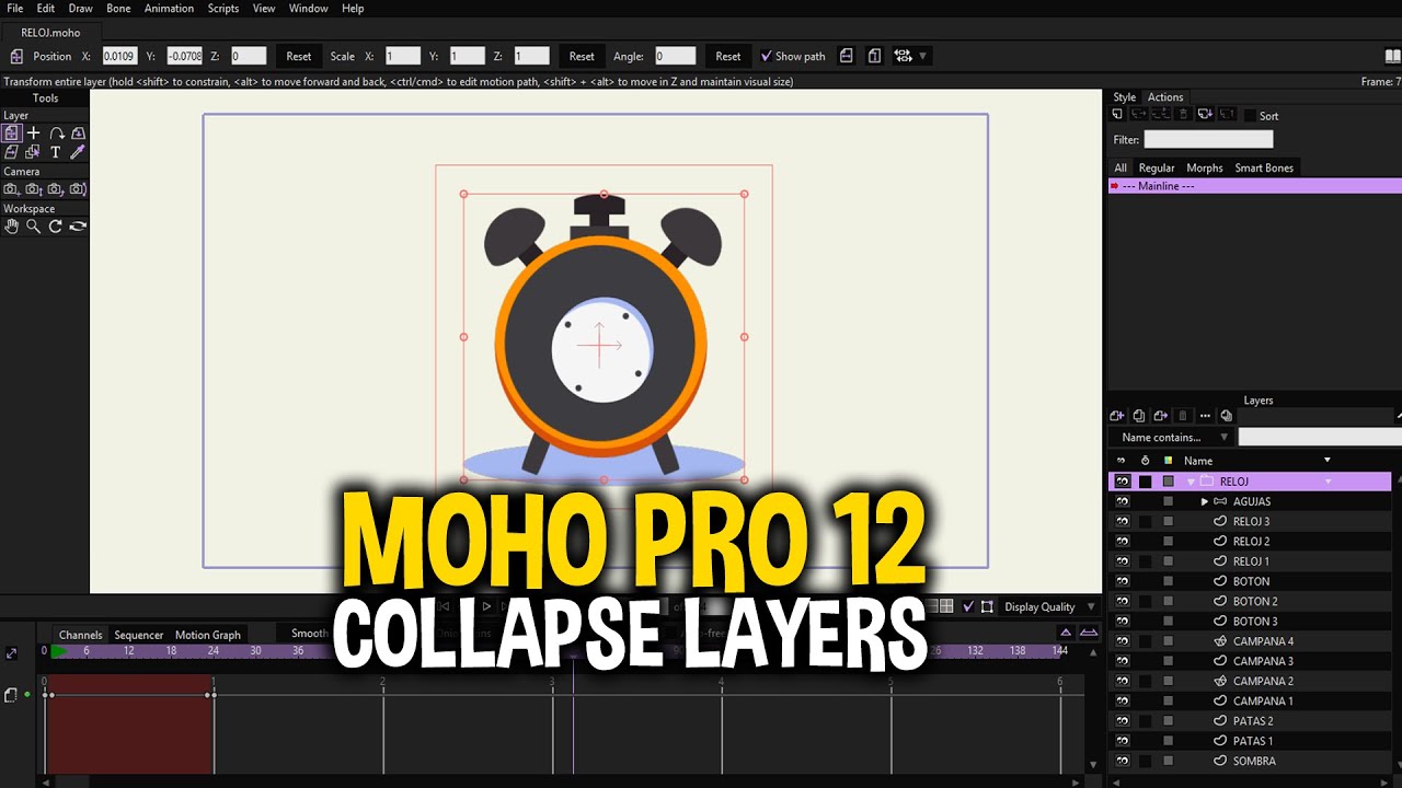MOHO PRO 12 | SCRIPT COLLAPSE LAYERS