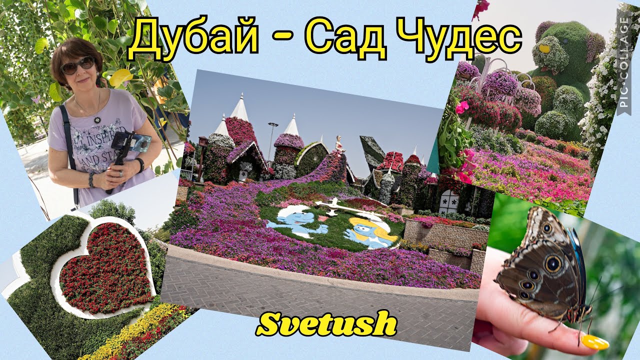 Парк Цветов в Дубае - Сад Чудес и Сад Бабочек