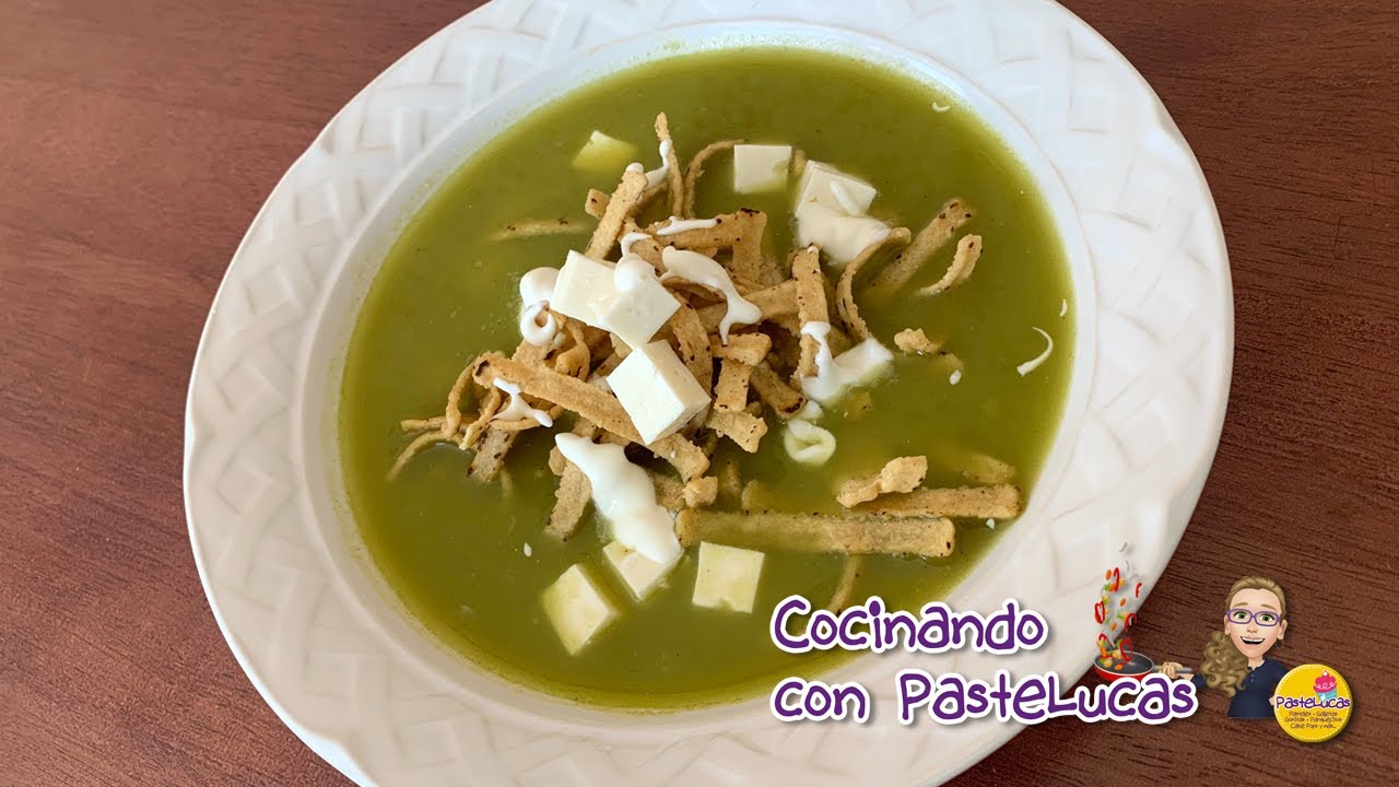 DELICIOSA Sopa de Tortilla verde # 282
