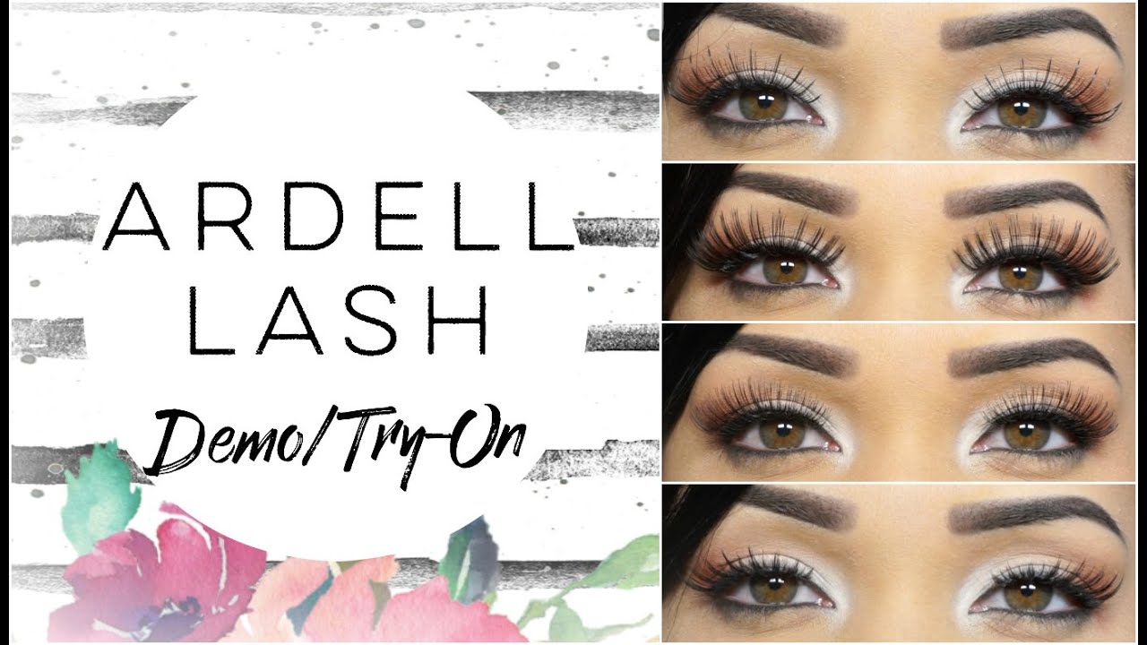(20 Pairs.) Ardell Lash Try-On/Demo feat. EyelashesUnlimited.com!
