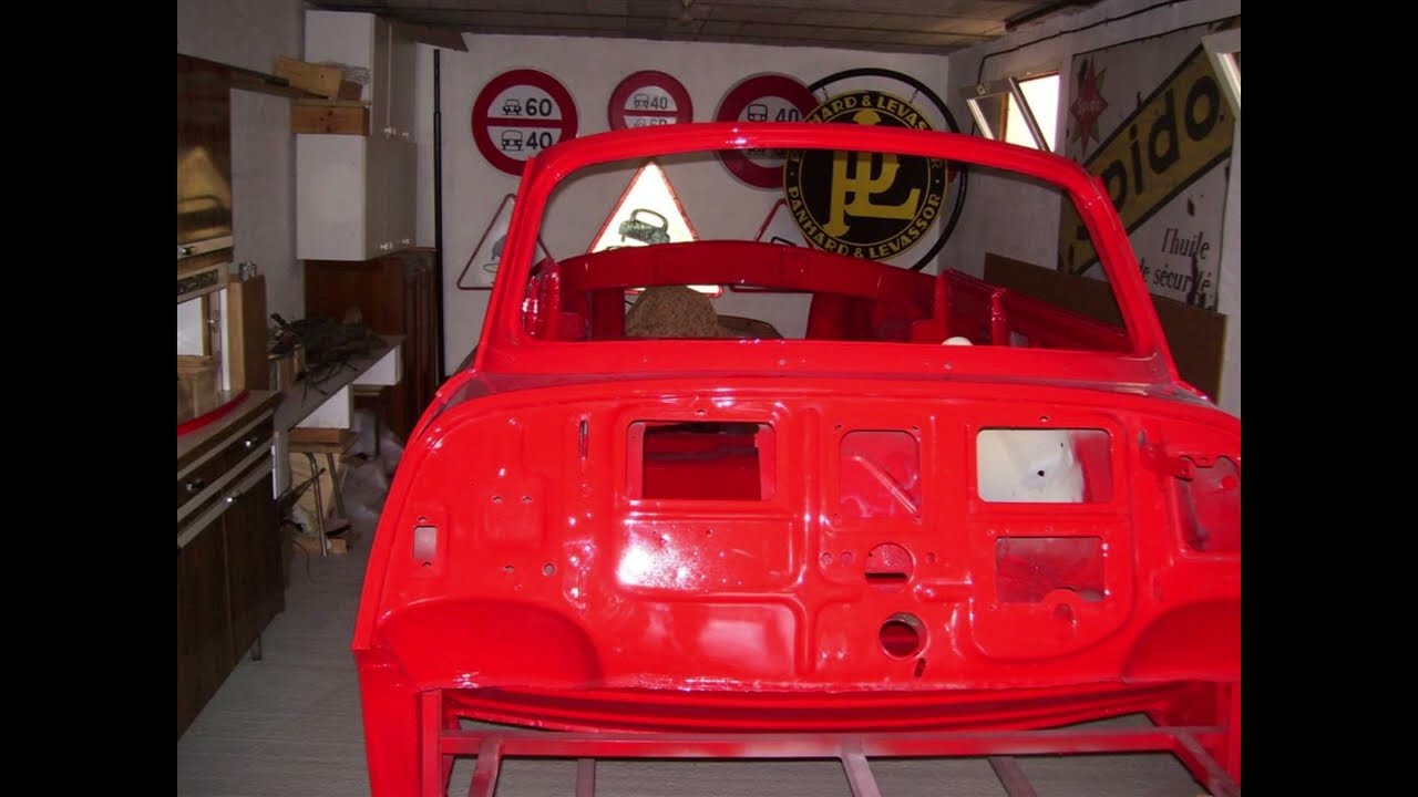 La restauration d'un cabriolet Panhard Dyna Z15