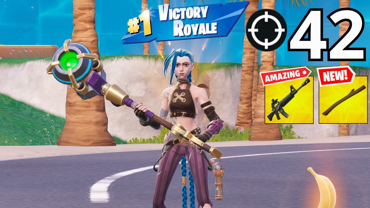 42 Elimination Gameplay Wins Zero Build (NEW FORTNITE CHAPTER 7 SEASON 1)