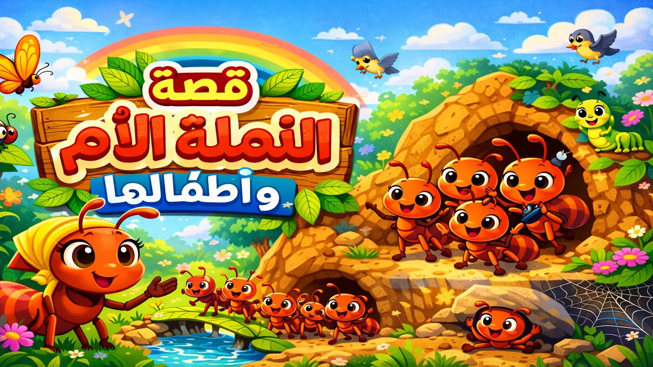 قصة النملة الأم وأطفالها | مغامرة مشوقة لن يمل منها الأطفال